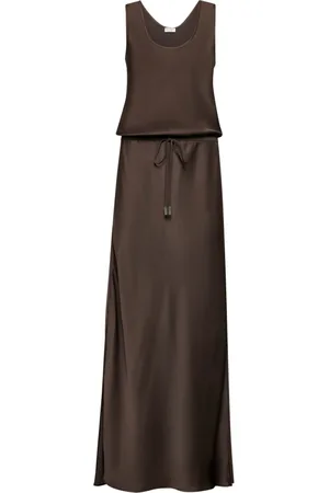 Brunello Cucinelli Mujer, Vestidos, Marrón, Talla: M