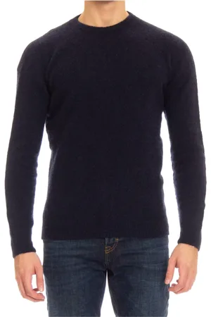 Roberto Collina Hombre, Jerseys, Azul, Talla: XL