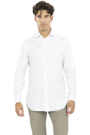 Kiton Hombre, Camisas, Blanco, Talla: 4XL