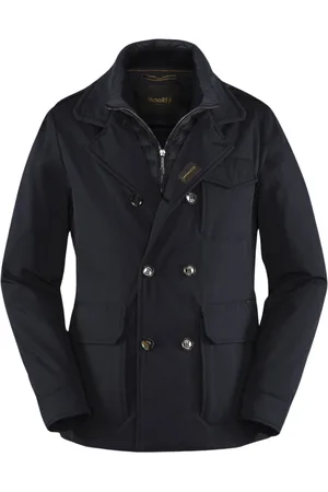 MOORER Hombre, Chaquetas, Azul, Talla: 3XL