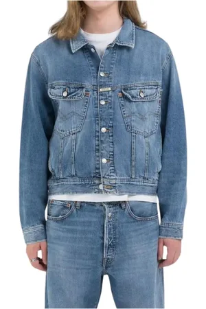 Replay Hombre, Chaquetas, Azul, Talla: L