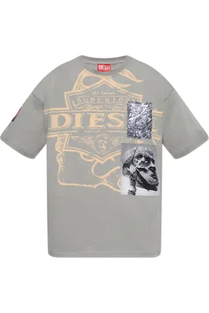 Diesel Hombre, Camisetas, Verde, Talla: 2XL
