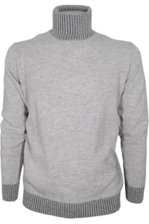 CASHMERE COMPANY Hombre, Jerseys, Gris, Talla: XL