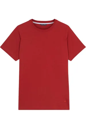 Brooks Brothers Hombre, Camisetas, Rojo, Talla: S