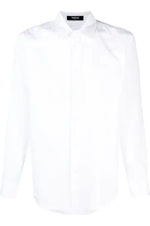 VERSACE Hombre, Camisas, Blanco, Talla: L