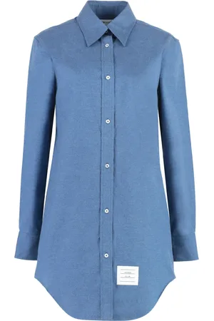 Thom Browne Mujer, Vestidos, Azul, Talla: S