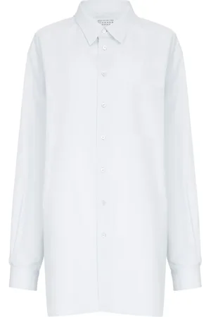 Maison Margiela Mujer, Blusas y Camisas, Azul, Talla: XS