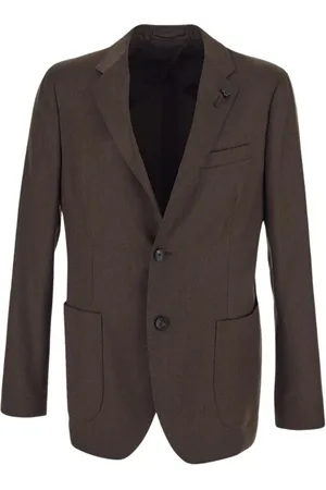 LARDINI Hombre, Chaquetas, Marrón, Talla: XL