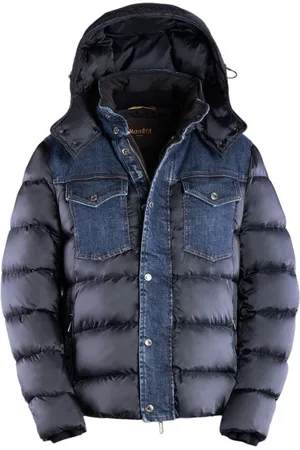 MOORER Hombre, Chaquetas, Azul, Talla: 3XL