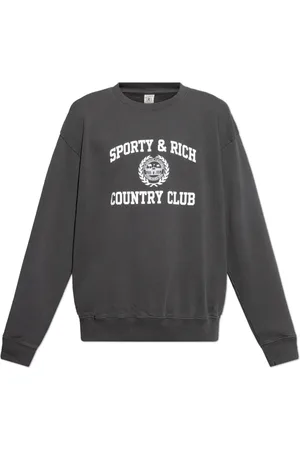 Sporty & Rich Hombre, Sudaderas, Gris, Talla: L
