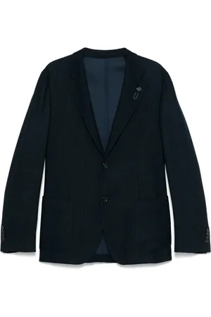 LARDINI Hombre, Chaquetas, Azul, Talla: 2XL