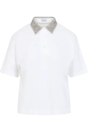 Brunello Cucinelli Mujer, Camisetas, Blanco, Talla: M