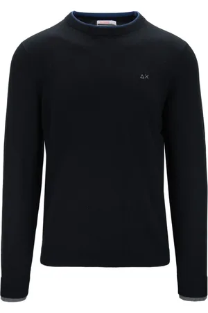 sun68 Hombre, Jerseys, Negro, Talla: S