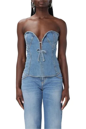 BLUMARINE Mujer, Camisetas, Azul, Talla: S