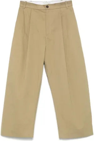 STUDIO NICHOLSON Hombre, Pantalones, Marrón, Talla: M