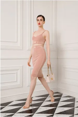 Elisabetta Franchi Mujer, Camisetas, Rosa, Talla: S