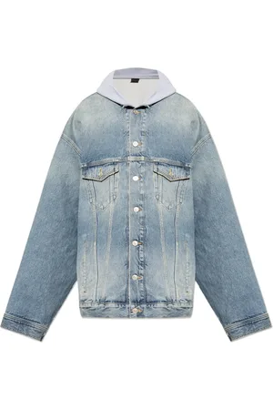Balenciaga Hombre, Chaquetas, Azul, Talla: L
