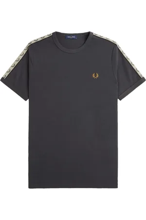 Fred Perry Hombre, Camisetas, Gris, Talla: M