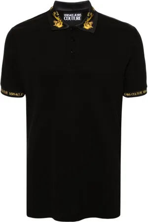 VERSACE Hombre, Camisetas, Negro, Talla: L