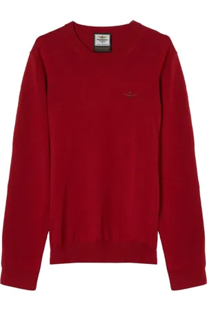 Aeronautica Militare Hombre, Jerseys, Rojo, Talla: L