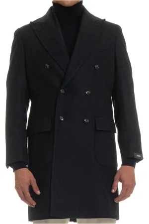 BARBA Hombre, Abrigos, Azul, Talla: 2XL