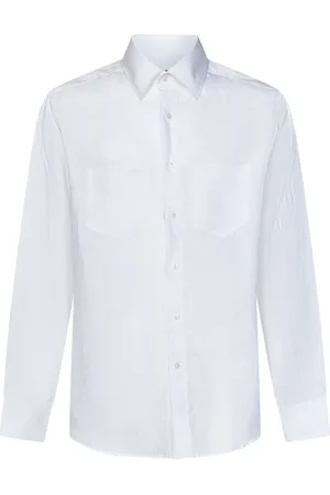 LOW BRAND Hombre, Camisas, Blanco, Talla: L
