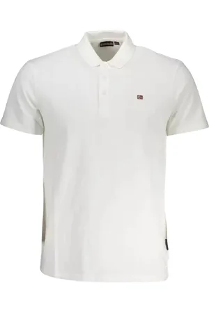 Napapijri Hombre, Camisetas, Blanco, Talla: M