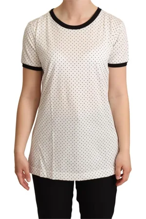 Dolce & Gabbana Mujer, Camisetas, Blanco, Talla: L
