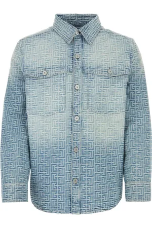 Balmain Hombre, Chaquetas, Azul, Talla: L