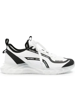 Roberto Cavalli Hombre, Zapatos, Blanco, Talla: 45 EU