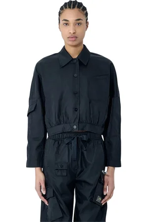 Ganni Mujer, Chaquetas, Negro, Talla: L