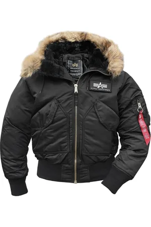 Alpha Industries Hombre, Chaquetas, Negro, Talla: M