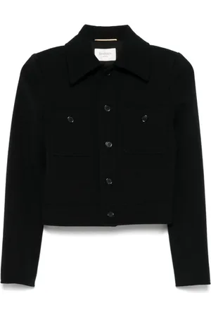 Saint Laurent Mujer, Chaquetas, Negro, Talla: S