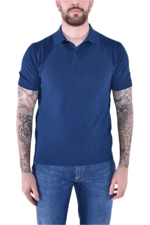 KANGRA CASHMERE Hombre, Camisetas, Azul, Talla: 5XL