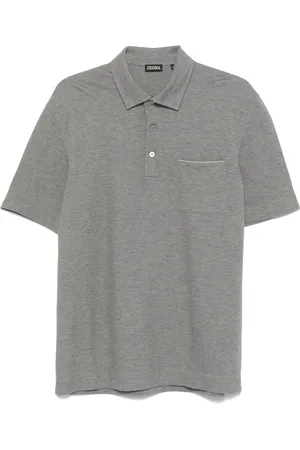 Ermenegildo Zegna Hombre, Camisetas, Gris, Talla: L