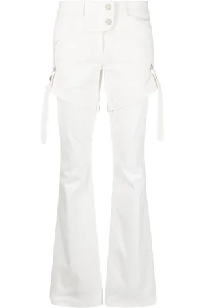 Courrèges Mujer, Pantalones, Blanco, Talla: M