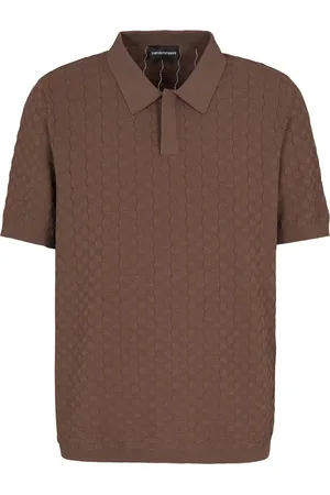 Emporio Armani Hombre, Camisetas, Marrón, Talla: S
