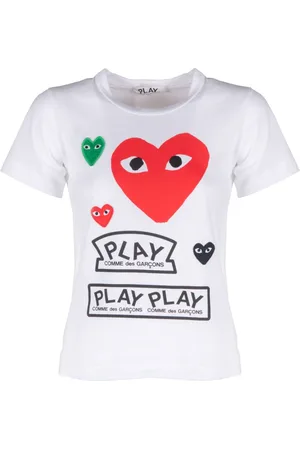 Comme des Garçons Mujer, Camisetas, Blanco, Talla: S