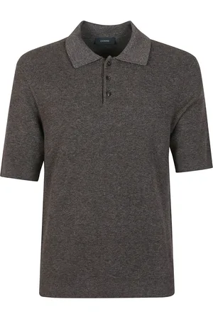 ZANONE Hombre, Camisetas, Marrón, Talla: L