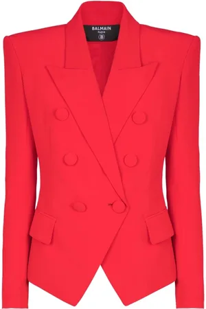 Balmain Mujer, Chaquetas, Rojo, Talla: M