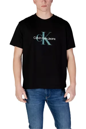 Calvin Klein Hombre, Camisetas, Negro, Talla: M