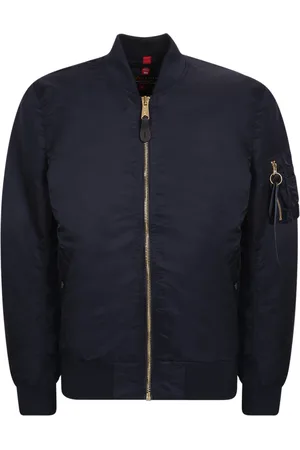 Alpha Industries Hombre, Chaquetas, Azul, Talla: S