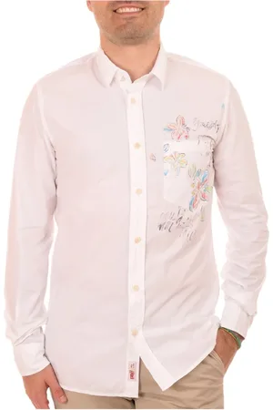BOB der Bär Hombre, Camisas, Blanco, Talla: XL