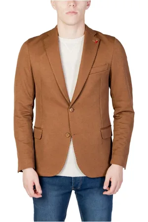 MULISH Hombre, Chaquetas, Marrón, Talla: M