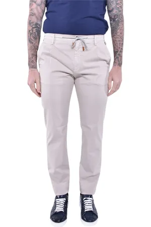ELEVENTY Hombre, Pantalones, Blanco, Talla: W38
