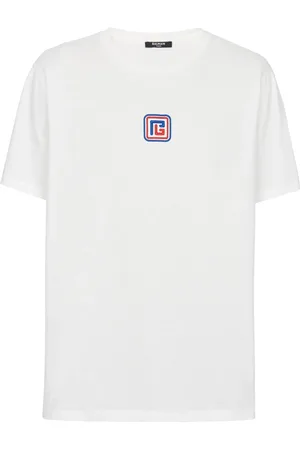 Balmain Hombre, Camisetas, Blanco, Talla: 2XL