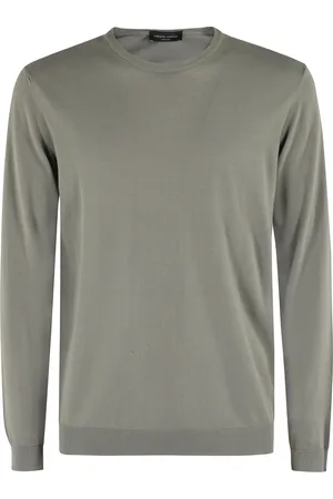 Roberto Collina Hombre, Jerseys, Verde, Talla: L
