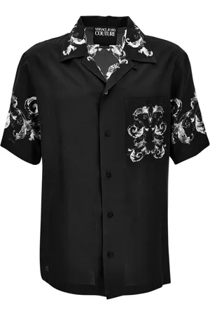 VERSACE Hombre, Camisas, Negro, Talla: S