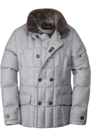 MOORER Hombre, Chaquetas, Gris, Talla: XL