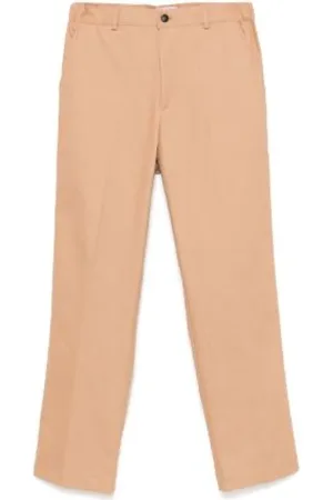 HEVO Hombre, Pantalones, Marrón, Talla: S
